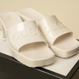 Gucci Rubber Slide Sandal